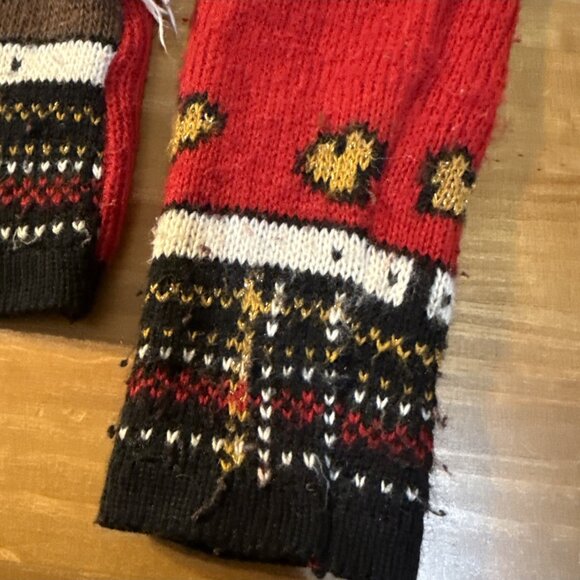 READ!  VTG Rods 3D Horse Girls Sweater Kids Medium 10/12 Craft Project Repurpose - Picture 2 of 14